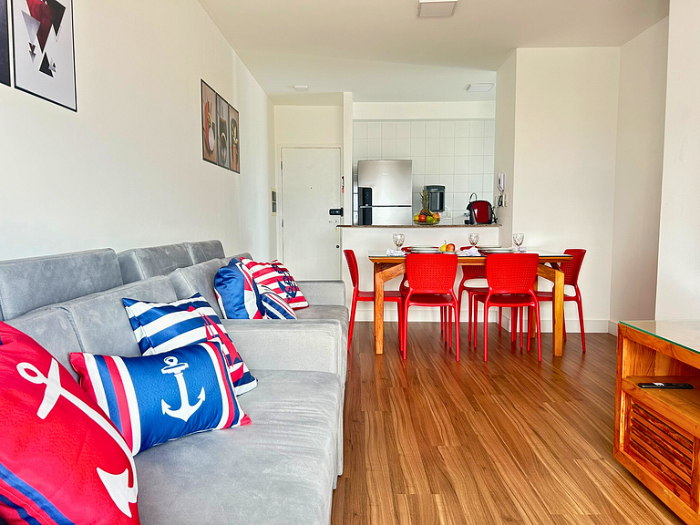 Vista Mar | Apto Completo + Servicio Playa