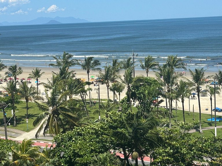 Vista mar, piscina aquecida e serviço de praia