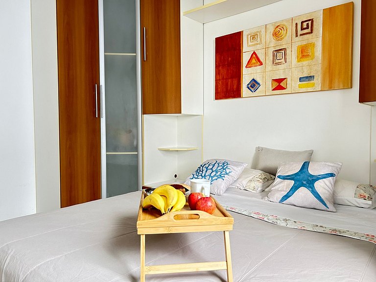 Frente mar con Vista, Servicio Playa, Equipado