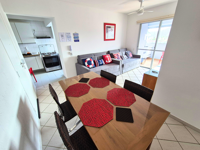 apartamento frente ao mar em Bertioga