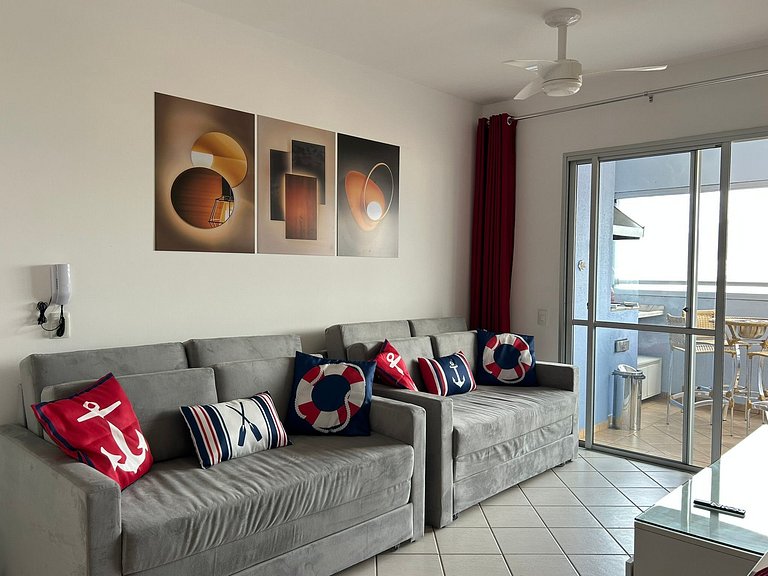 apartamento frente ao mar em Bertioga