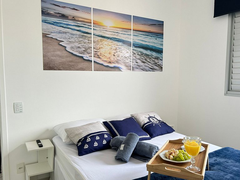 apartamento frente ao mar em Bertioga