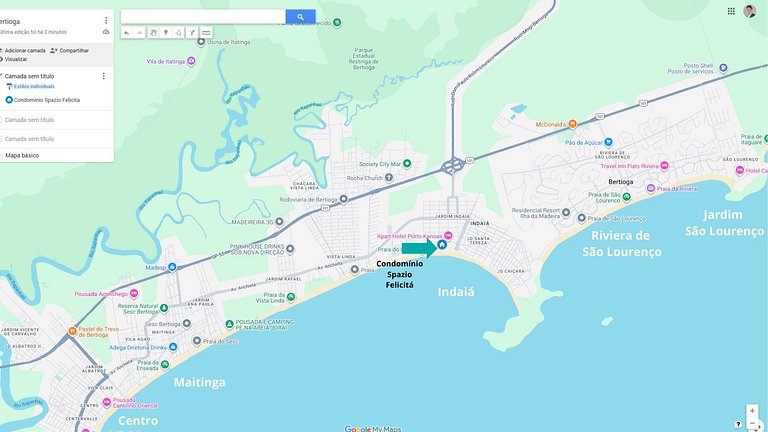 Vacation Rentals Bertioga sea front Spazio 207