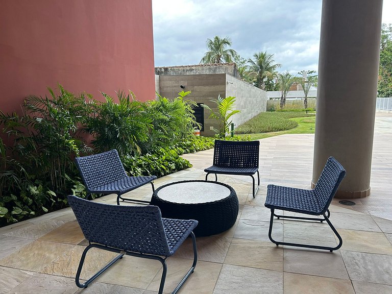 Apê ao lado da Riviera com linda vista mar