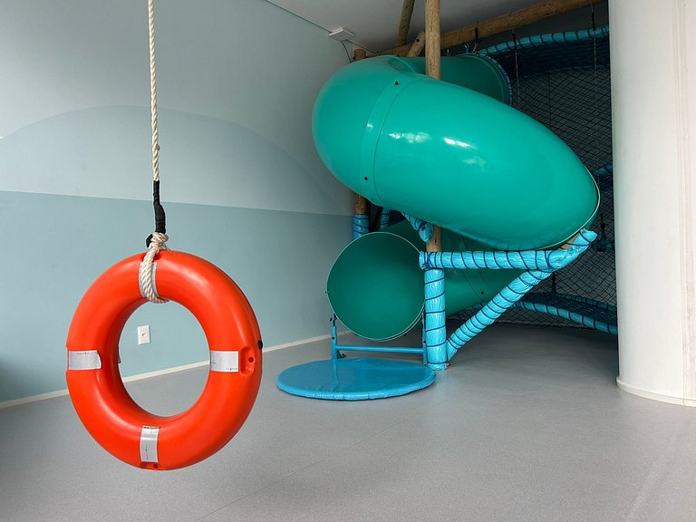 Apê ao lado da Riviera com linda vista mar