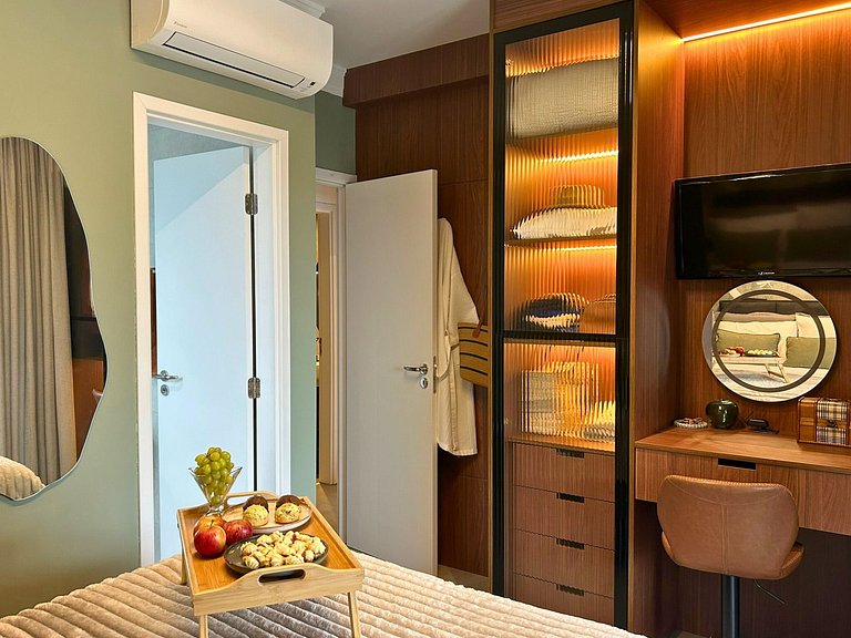 Oceanfront apartment with an excellent location