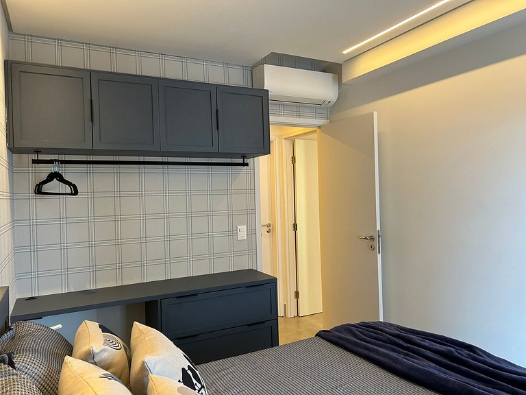 Apê frente mar com linda vista