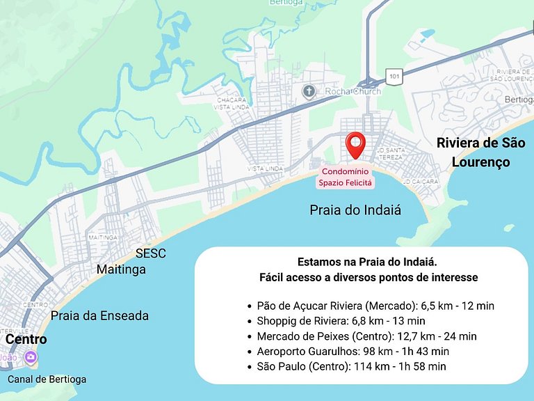 Frente e Vista Mar, Próximo da Riviera