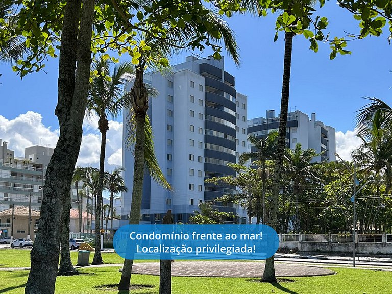 Frente e Vista Mar + Serviço de Praia