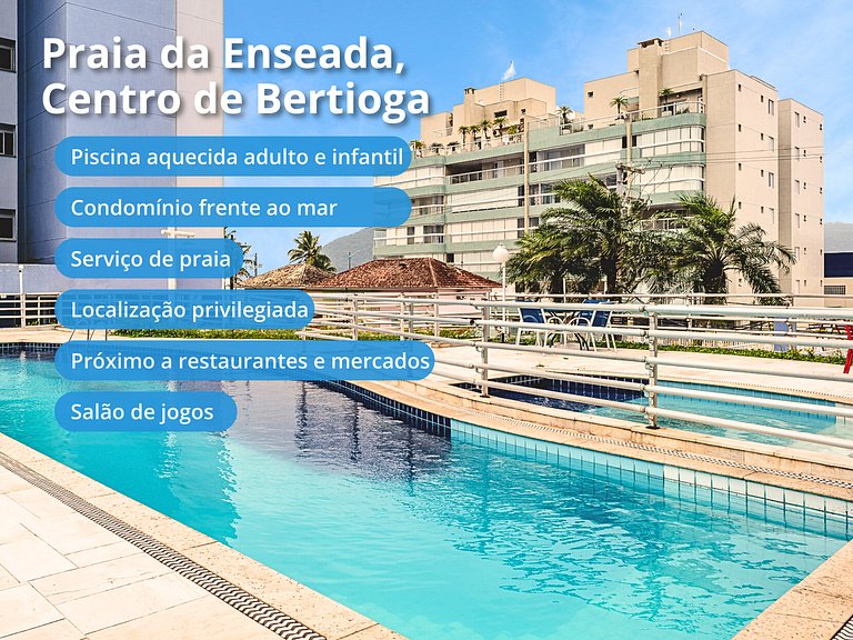 Vacation Rentals Bertioga sea front Helbor Atlantis 65B